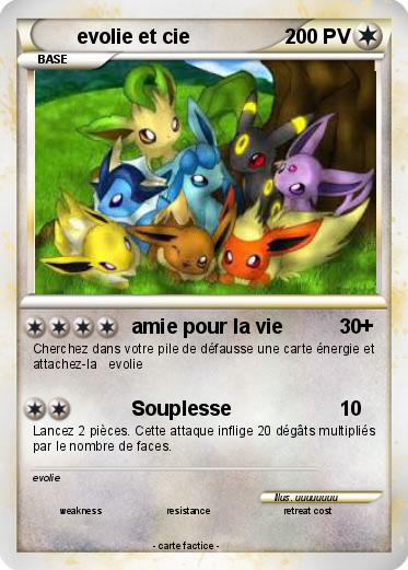 Pokemon evolie et cie