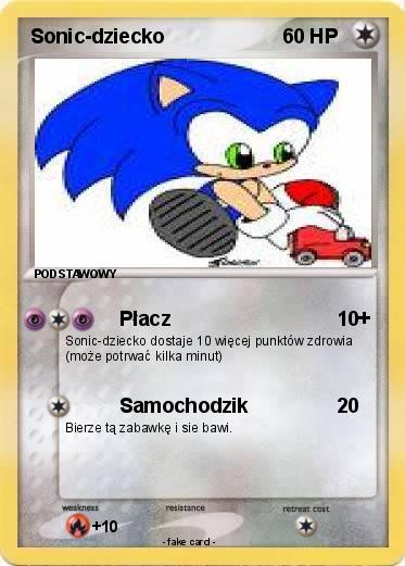 Pokemon Sonic-dziecko