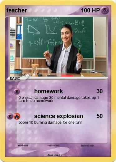 Pokemon teacher