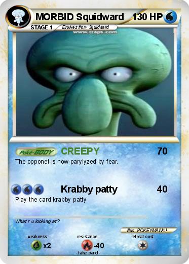 Pokemon MORBID Squidward