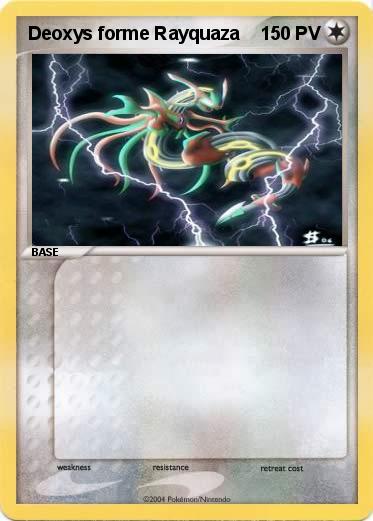 Pokemon Deoxys forme Rayquaza