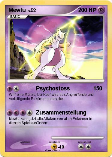 Pokemon Mewtu