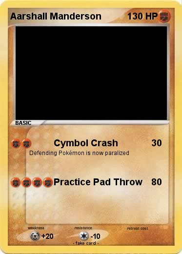 Pokemon Aarshall Manderson