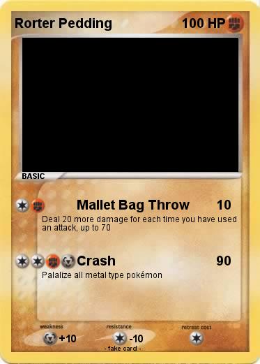 Pokemon Rorter Pedding