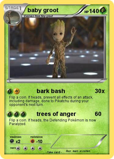 Pokemon baby groot