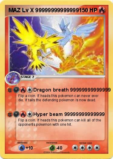Pokemon MAZ Lv X 99999999999999