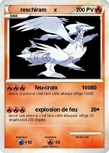 Pokemon reschiram     x