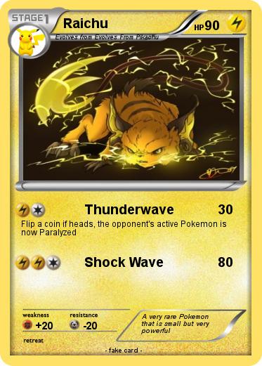 Pokemon Raichu