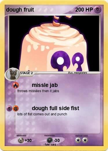 Pokemon dough fruit