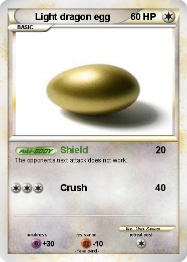 Pokemon Light dragon egg