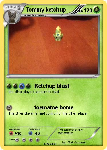 Pokemon Tommy ketchup