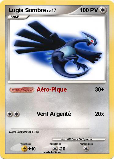 Pokemon Lugia Sombre