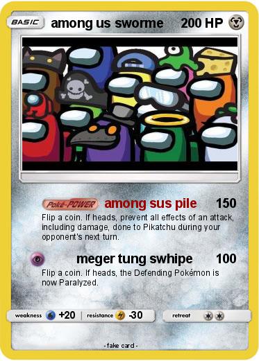 Pokemon among us sworme
