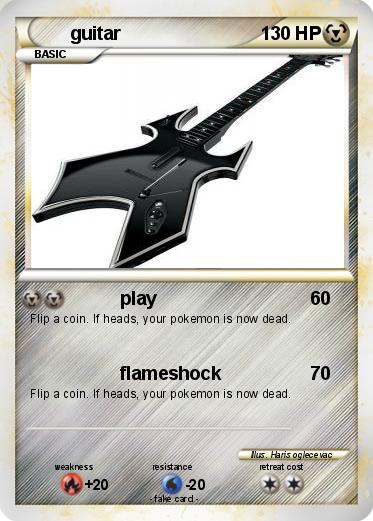 Pokemon guitar