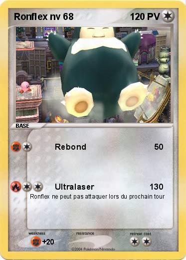 Pokemon Ronflex nv 68