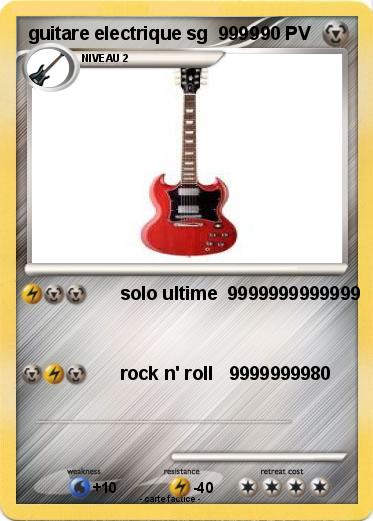 Pokemon guitare electrique sg  9999