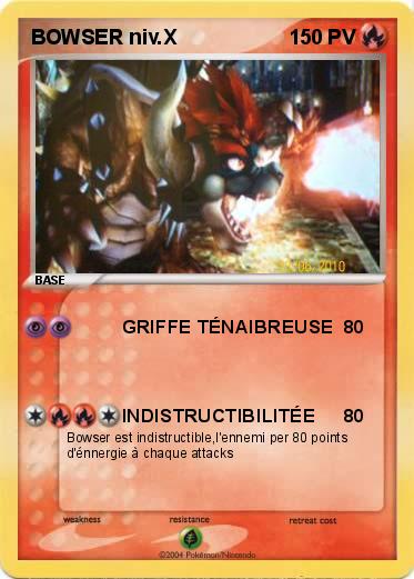 Pokemon BOWSER niv.X