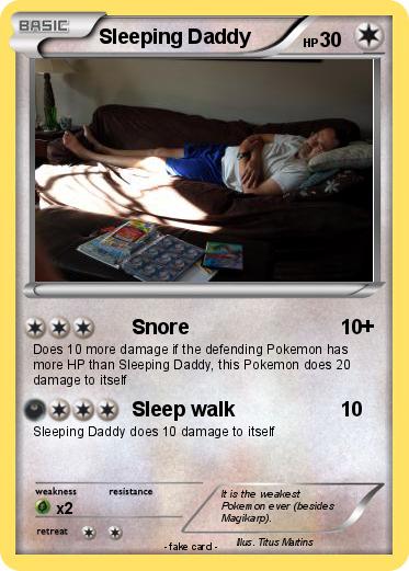 Pokemon Sleeping Daddy