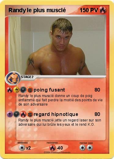 Pokemon Randy le plus musclé