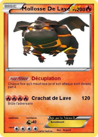 Pokemon Mollosse De Lave