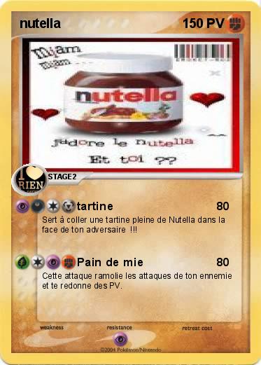 Pokemon nutella
