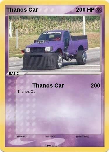 Pokemon Thanos Car