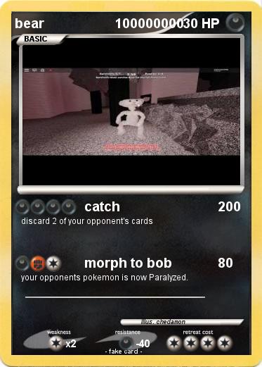 Pokemon bear                    100000000