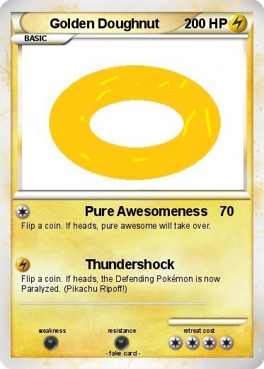 Pokemon Golden Doughnut