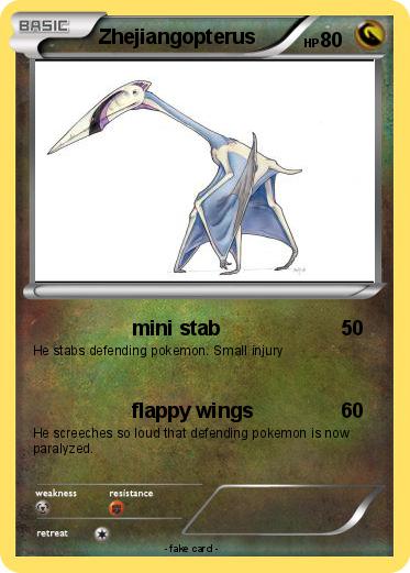Pokemon Zhejiangopterus