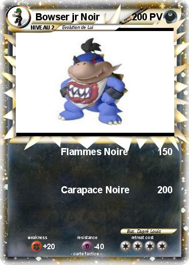 Pokemon Bowser jr Noir