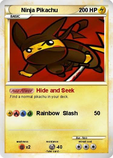 Pokemon Ninja Pikachu