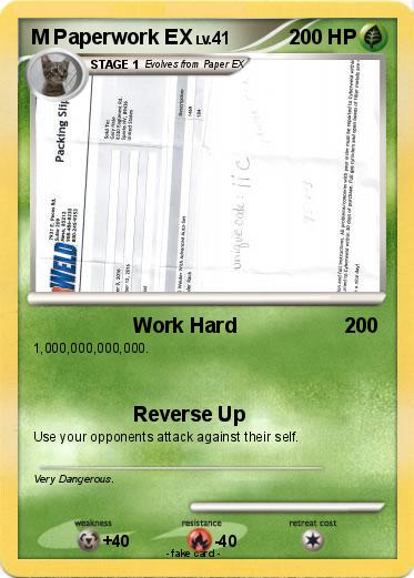 Pokemon M Paperwork EX