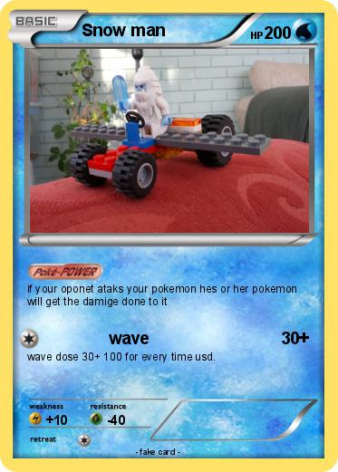 Pokemon Snow man