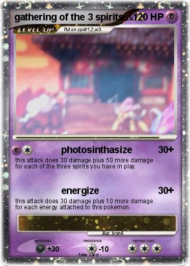 Pokemon gathering of the 3 spirits