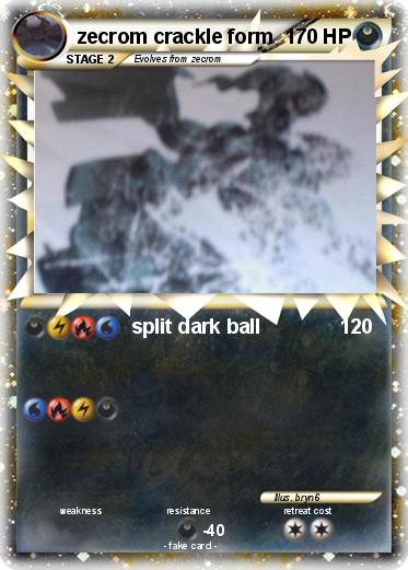 Pokemon zecrom crackle form