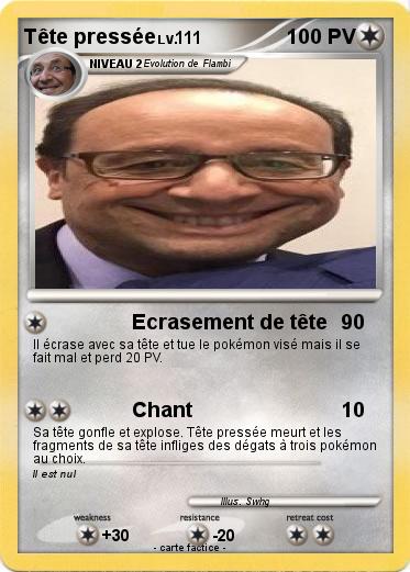 Pokemon Tête pressée