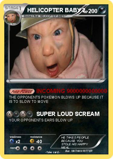 Pokemon HELICOPTER BABY 2