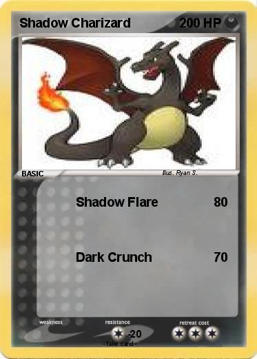 Pokemon Shadow Charizard