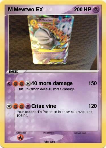 Pokemon M Mewtwo EX