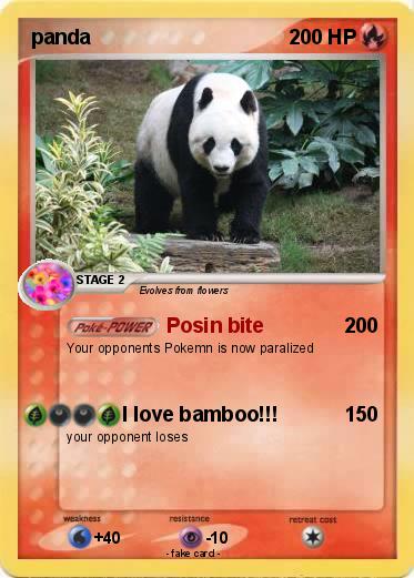 Pokemon panda