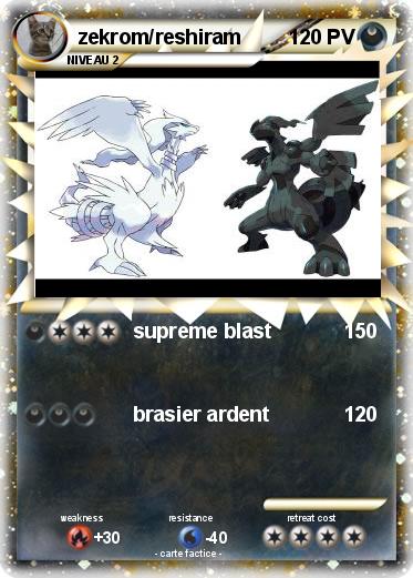Pokemon zekrom/reshiram