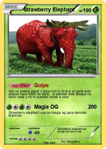Pokemon Strawberry Elephant