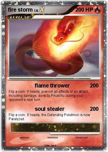 Pokemon fire storm