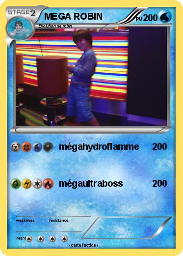 Pokémon MEGA ROBIN - mégahydroflamme - Ma carte Pokémon