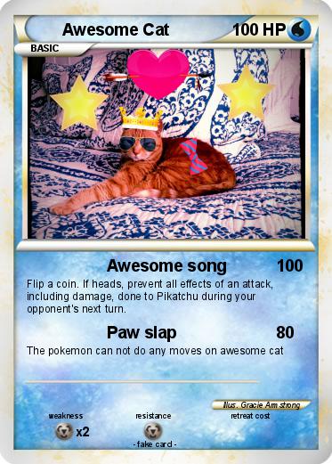 Pokemon Awesome Cat