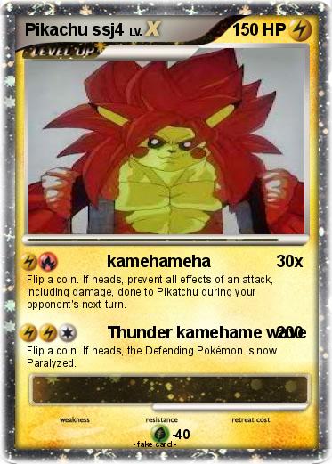 Pokemon Pikachu ssj4
