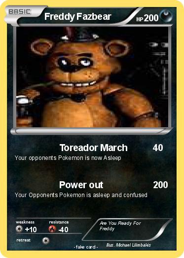 Pokemon Freddy Fazbear