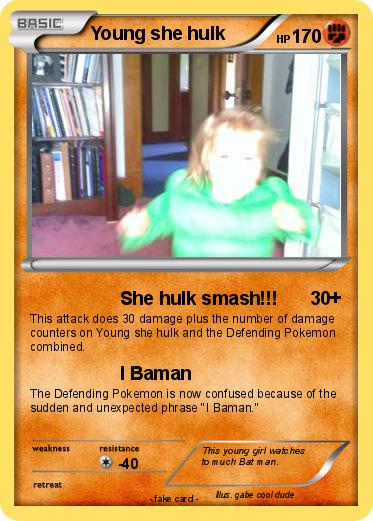 Pokemon Young she hulk