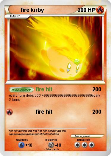 Pokemon fire kirby