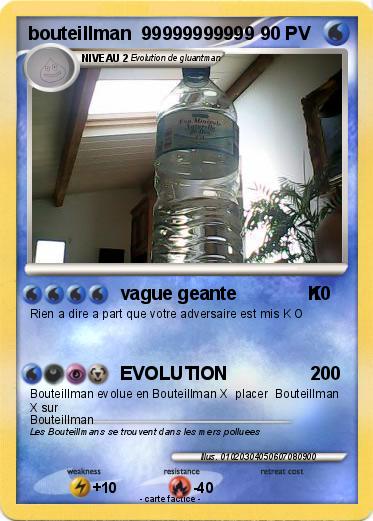Pokemon bouteillman  99999999999